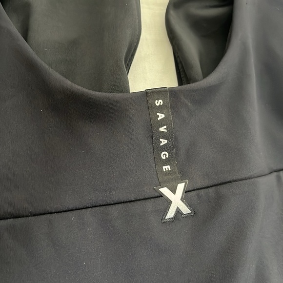 Savage x Fenty Hotline Jumpsuit Black Caviar Women's 2X Athleisure Rihanna  NWT - Picture 9 of 16